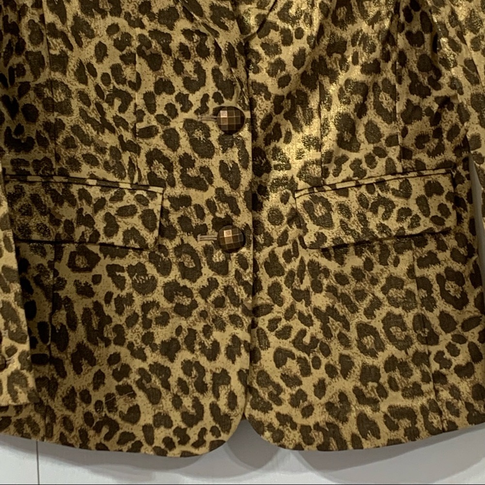 💥💥5 STAR Rated💥💥NWT Metallic Animal Print Blazer - Picture 10 of 10
